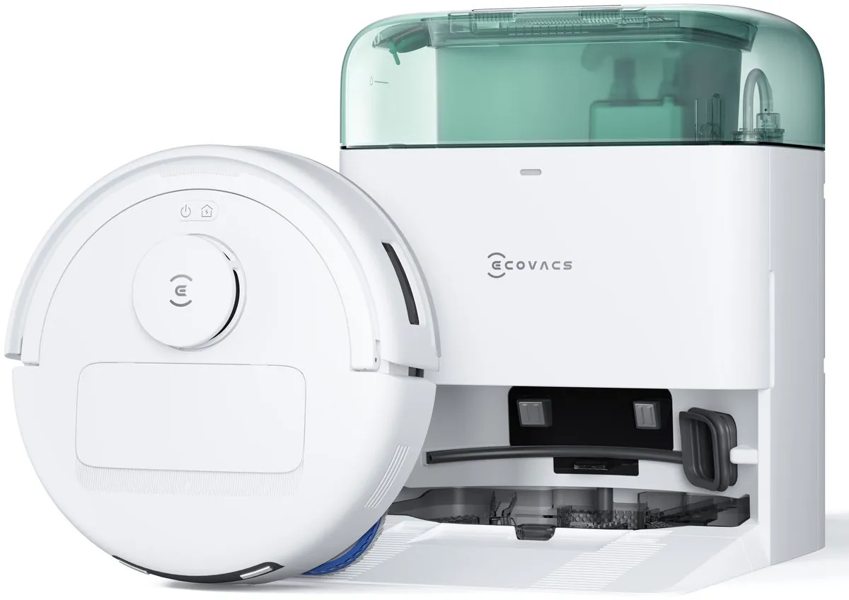 Ecovacs Deebot Mini Stofzuig- en dweilrobot - 8000W - Violet-wit