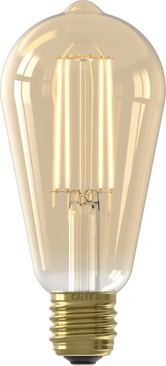 Calex LED Lamp ST64 Rustiek Goud E27 4.5W - 2100K