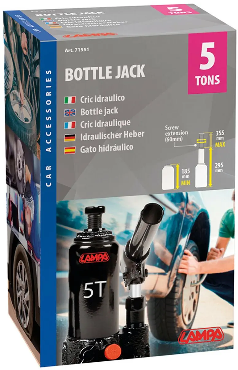 Lampa Potkrik 5000 KG - Zwart
