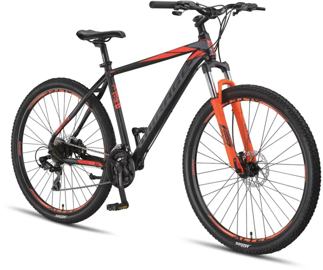 Umit Mirage Hardtail Mountainbike 27.5" - 50cm - 21V - Zwart/Oranje