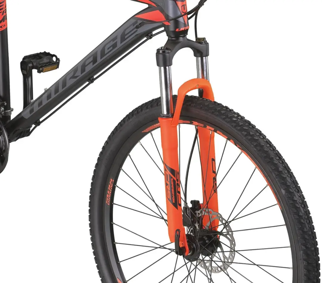 Umit Mirage Hardtail Mountainbike 27.5" - 50cm - 21V - Zwart/Oranje