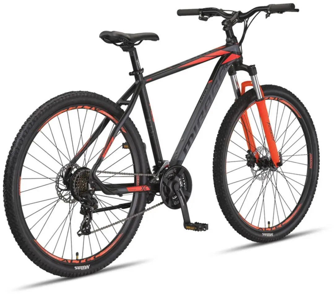 Umit Mirage Hardtail Mountainbike 27.5" - 50cm - 21V - Zwart/Oranje