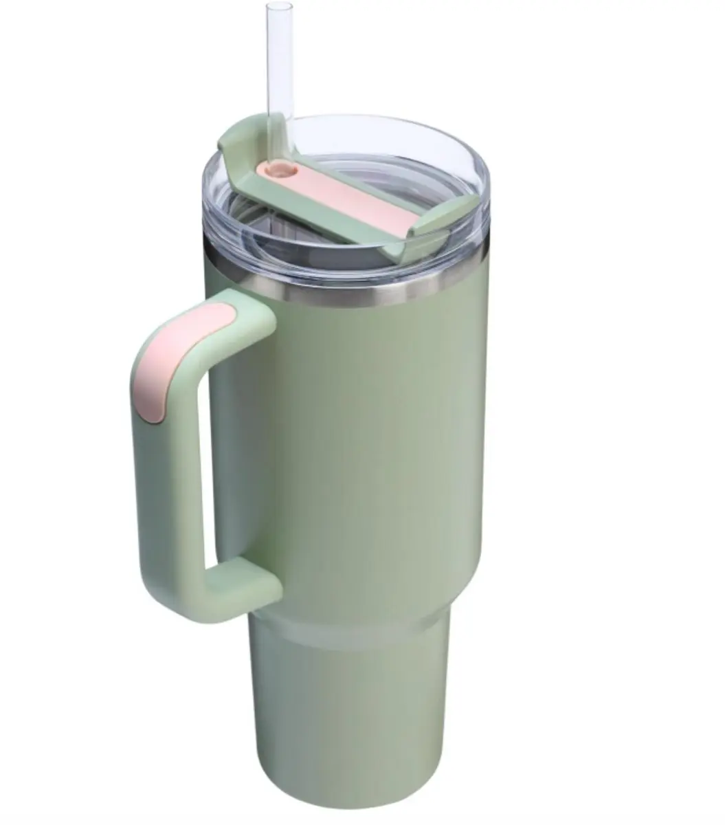 Stanley Quencher H2.0 Flowstate Tumbler 1.2L - Lichen - afbeelding 2 van 5