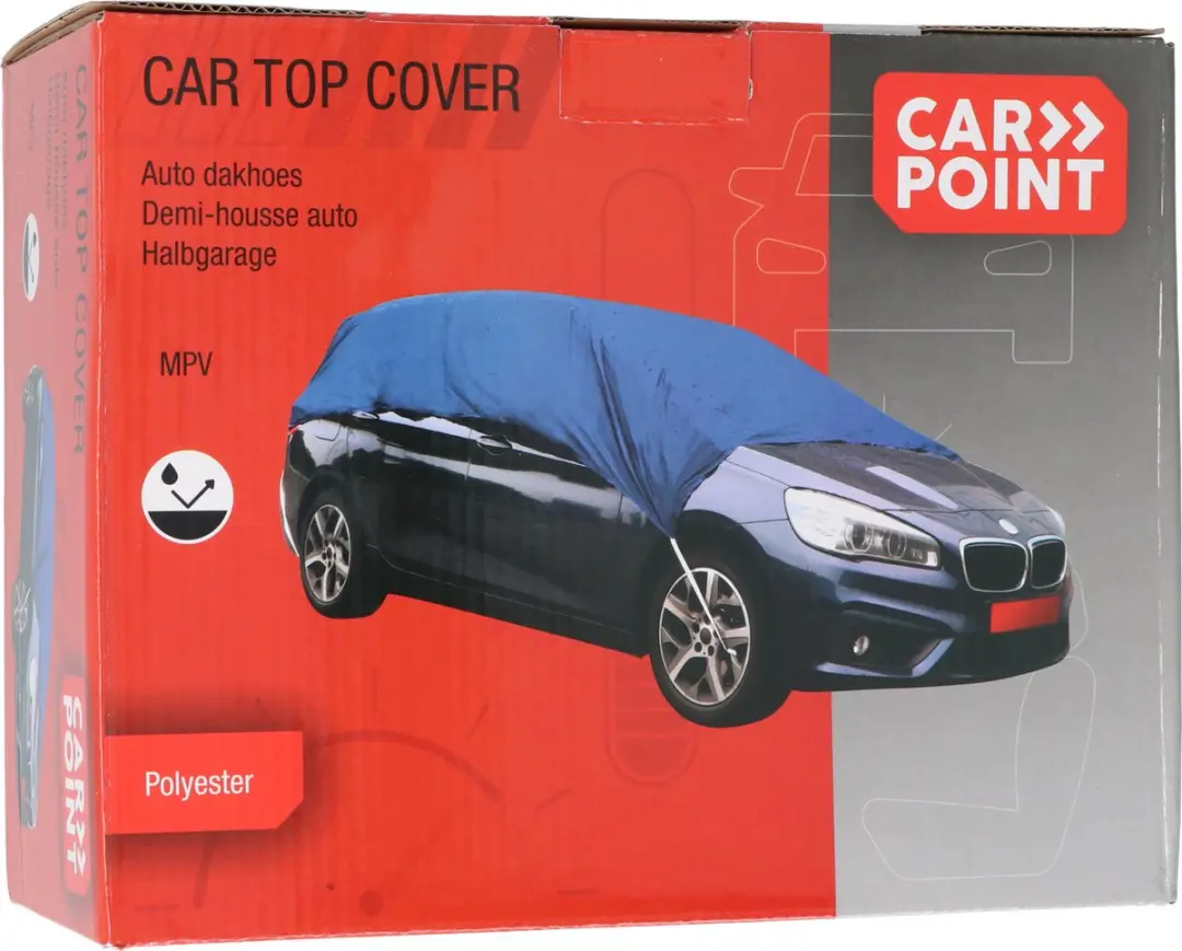 Carpoint Autodakhoes Polyester Blauw - Medium