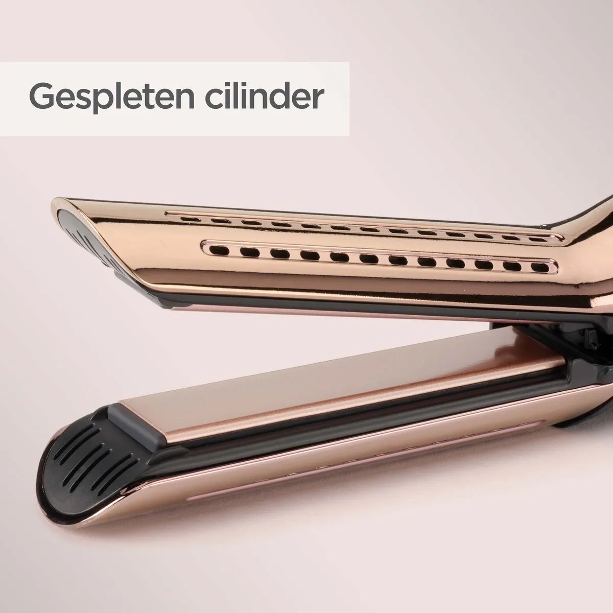 Babyliss Curl Styler Lustre C115E Krultang 38mm - Zwart/Roze goud