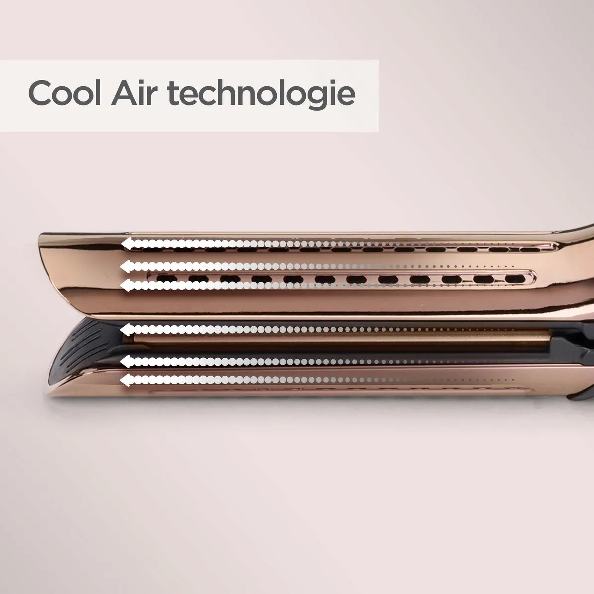 Babyliss Curl Styler Lustre C115E Krultang 38mm - Zwart/Roze goud