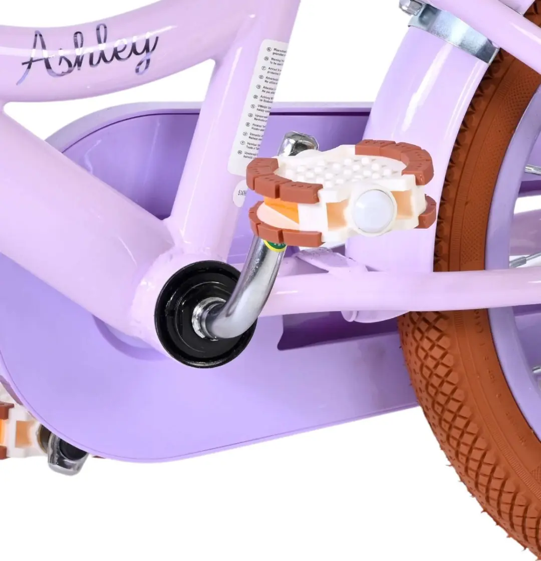 Volare Ashley Kinderfiets 14 inch - 1 Versnelling - Lila