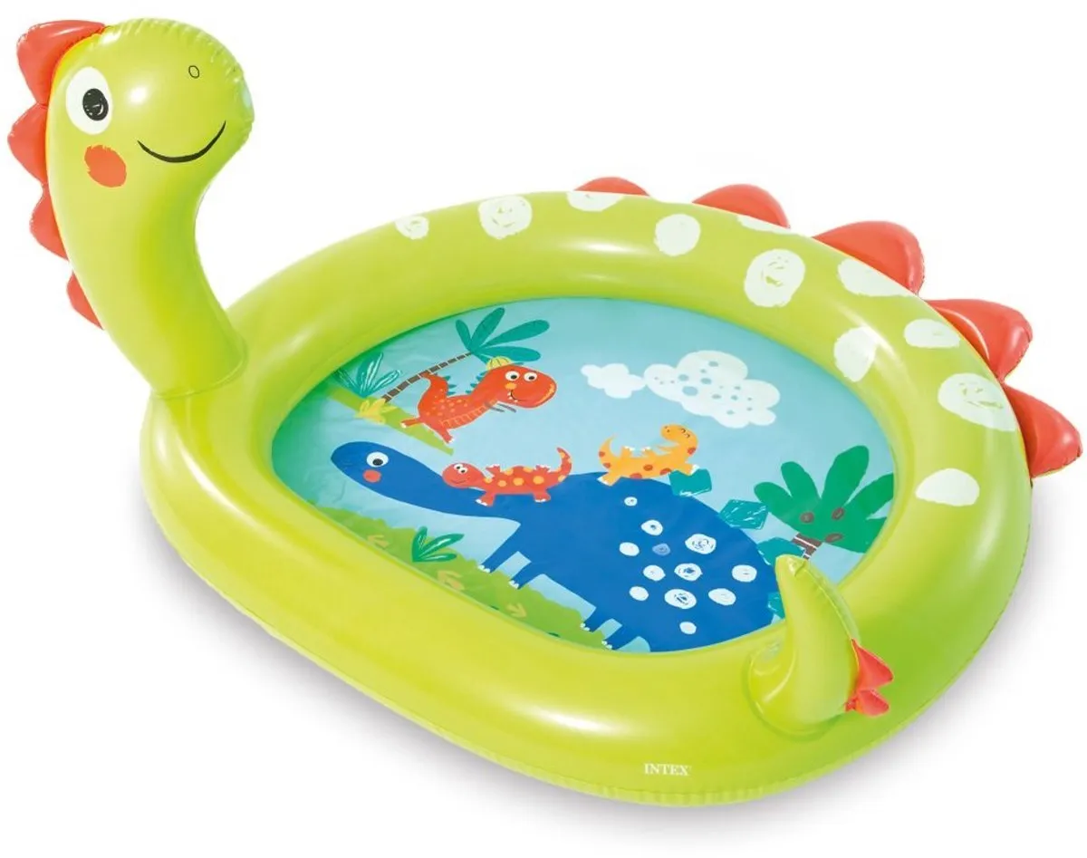 Intex 58437NP Dino Sproei Zwembad - 119x109x66cm - Blauw