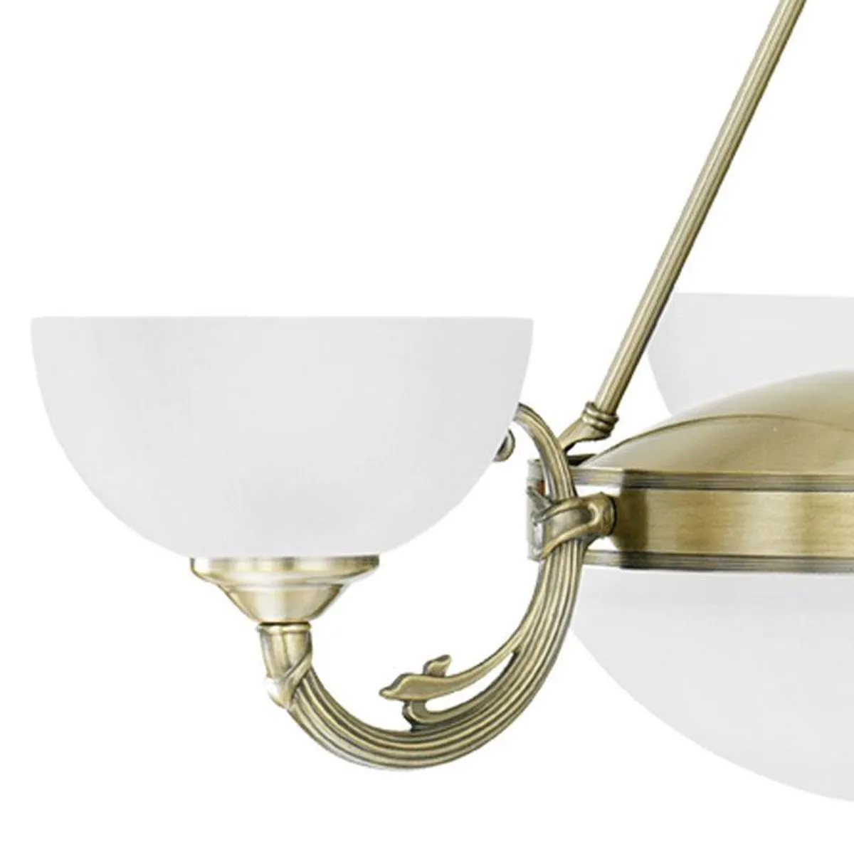 Eglo Savoy Hanglamp 5 Lichts Ø740mm - Brons/Wit
