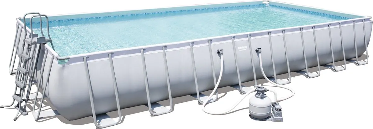 Bestway Power Steel 700-00435 Opzetzwembad - 52.231L - Grijs