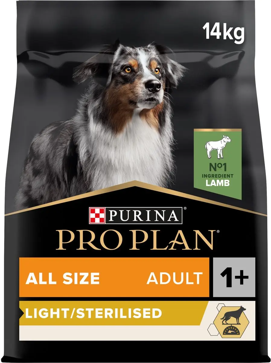 Pro Plan Light Sterilised Adult Lam 14kg