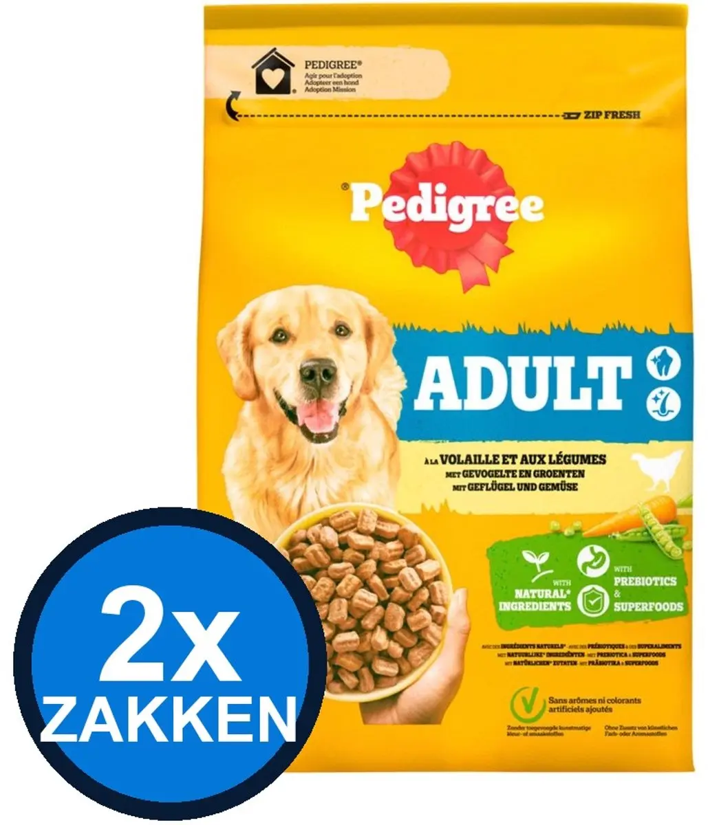 Pedigree Droogvoer Adult Kip
