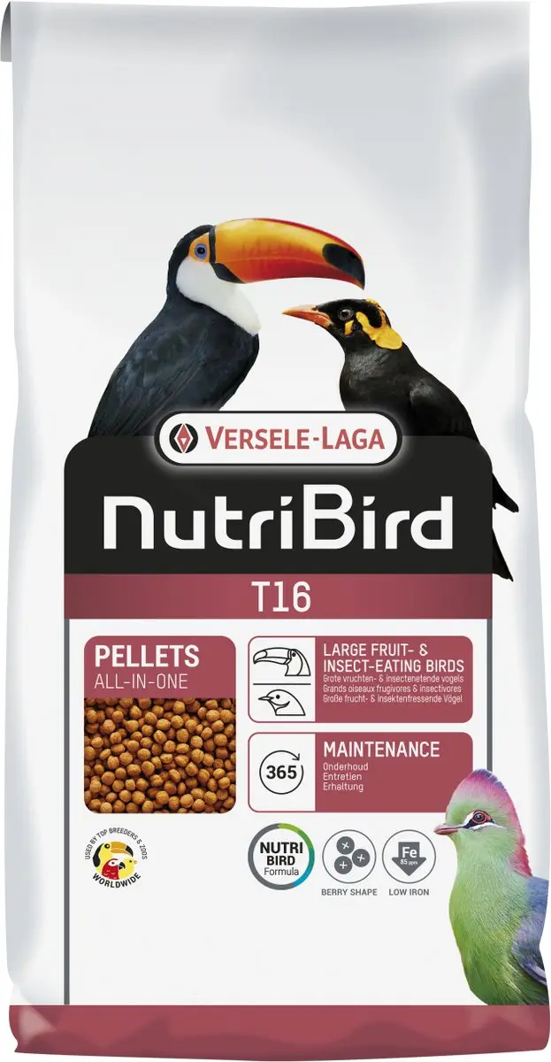 Versele-Laga Nutribird T16 Vogelveer - 10 Kg