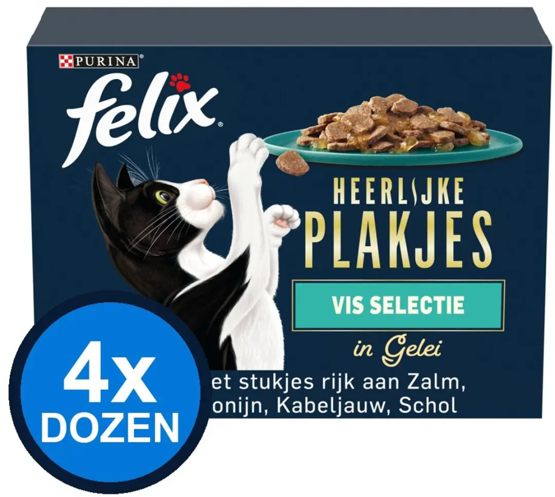Felix Heerlijke Plakjes Vis Selectie in Gelei