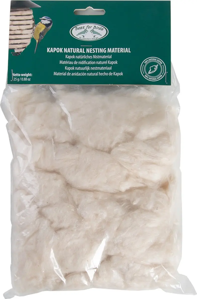 Esschert Design Nestmateriaal Kapok - Hangend - Bruin - afbeelding 5 van 6