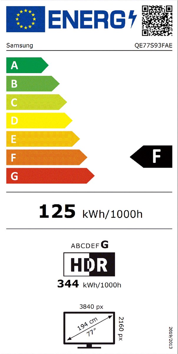 Samsung QE77S93F - 77 inch - 4K OLED - 2025