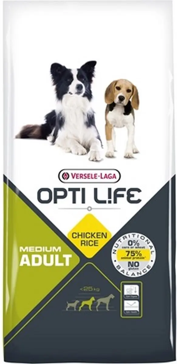 Versele-Laga Opti Life AD Medium 12,5kg - 2 Stuks