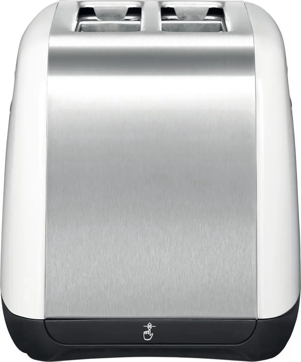 KitchenAid Classic 5KMT2115EWH Broodrooster 2x - 1400W - Wit/Zilver