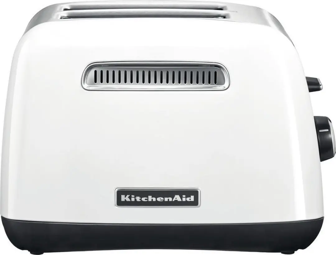 KitchenAid Classic 5KMT2115EWH Broodrooster 2x - 1400W - Wit/Zilver