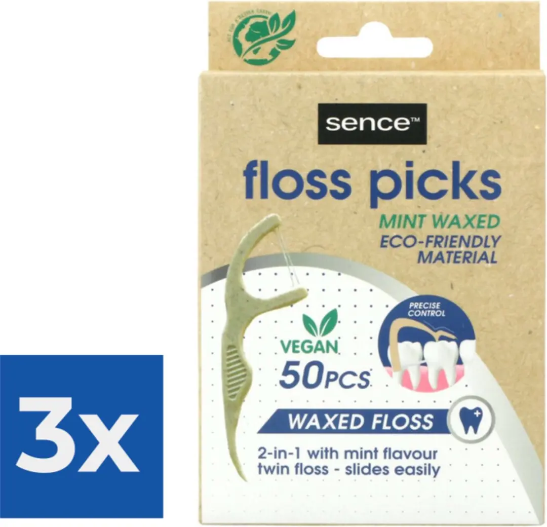 Sence Fresh Flosser 2-in-1 Bamboe