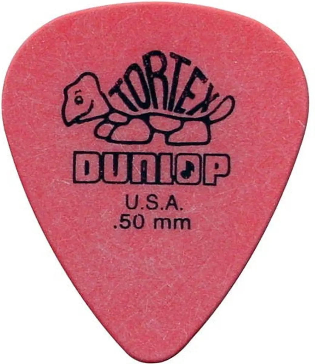Dunlop 418-P Plectra Rood 0.50mm