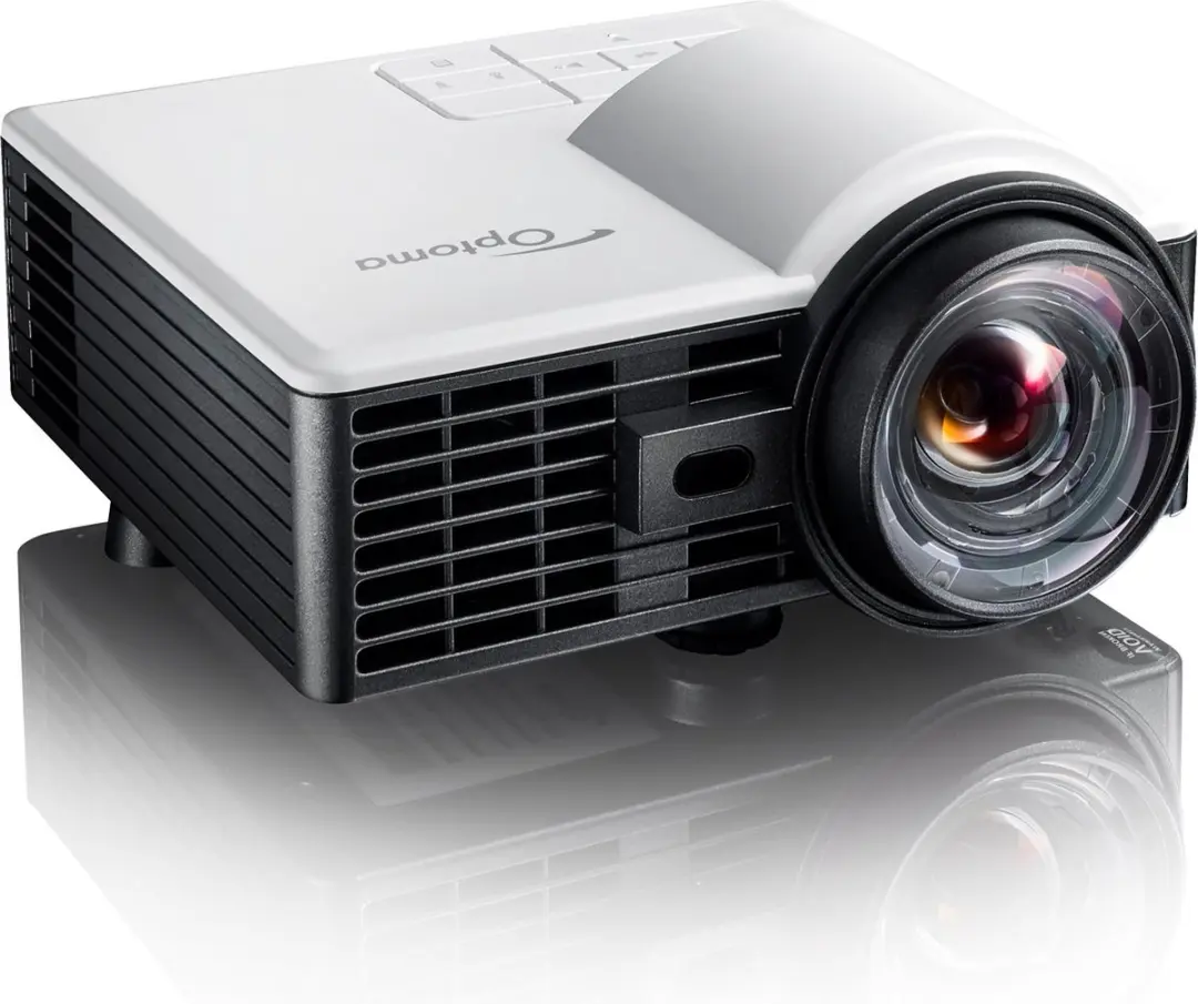 Optoma ML1050STi Projector 535 ANSI Lumen WXGA - 3D - Zwart/Wit