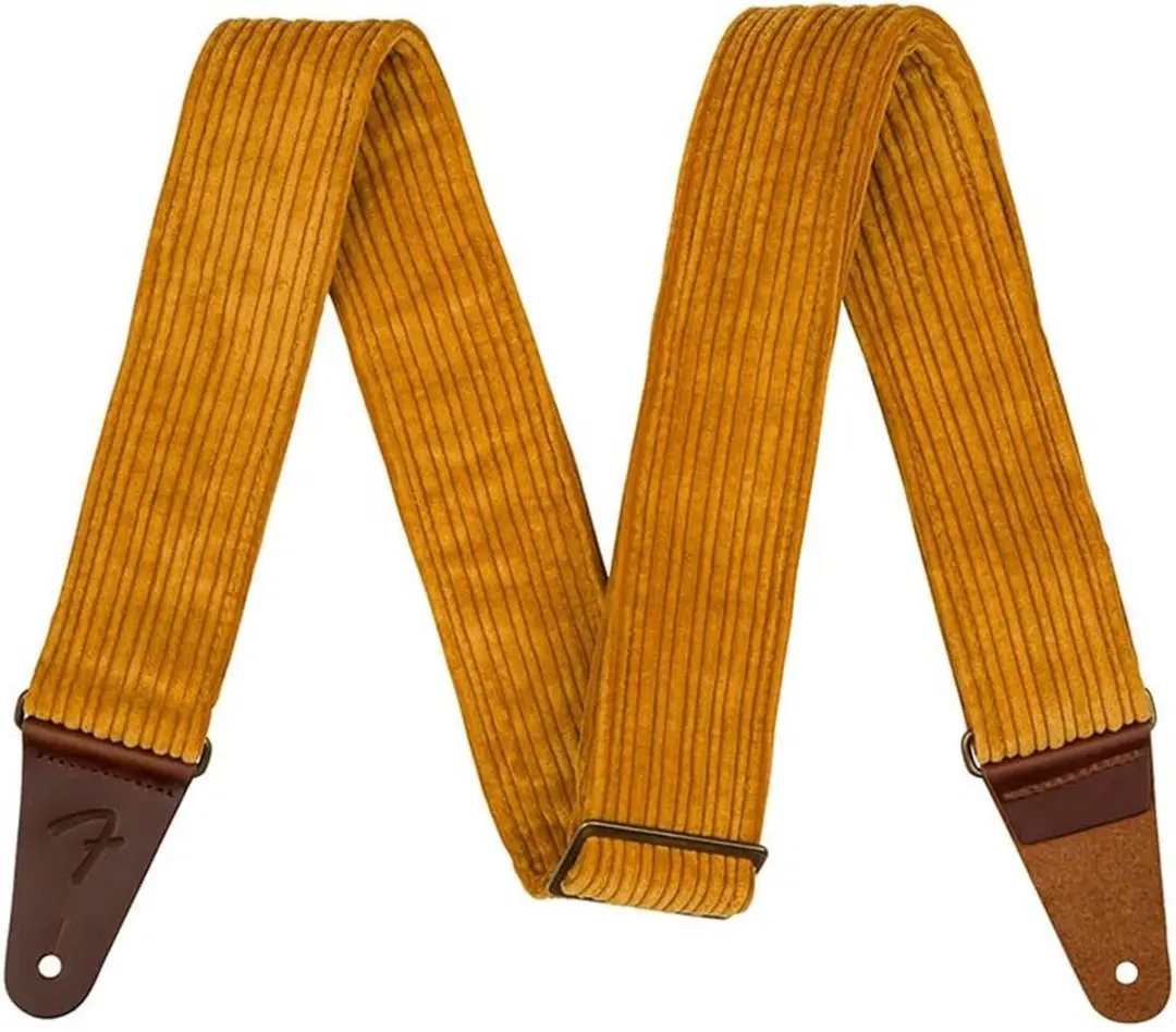 Fender Corduroy Gitaarband Geel