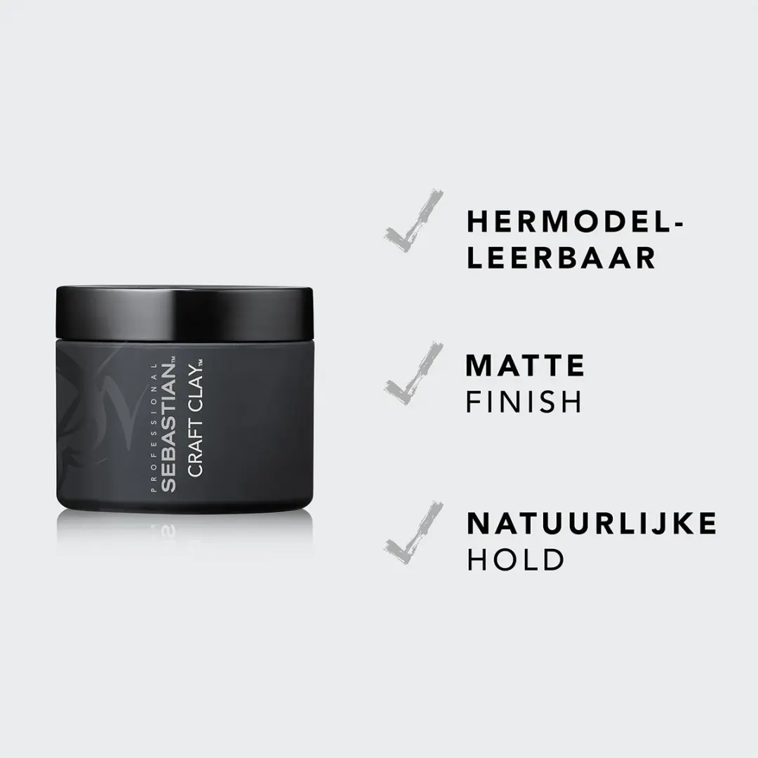 Sebastian Professional Craft Clay 50ml - afbeelding 6 van 6
