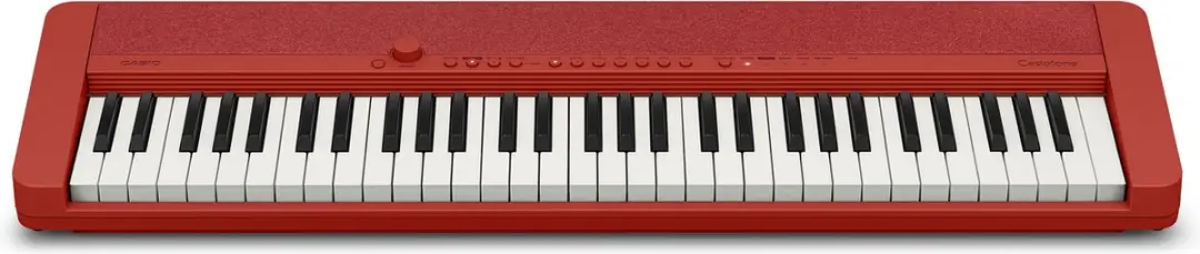 Casio CT-S1 Rood Beginnerskeyboard - 5 Octaven