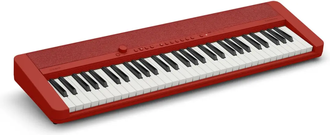 Casio CT-S1 Rood Beginnerskeyboard - 5 Octaven