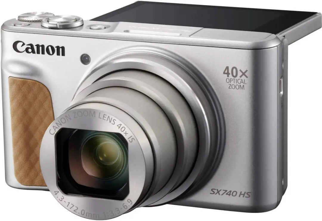 Canon PowerShot SX740 HS Travelkit 2955C054AB - Compactcamera 4K - Zilver - afbeelding 4 van 6