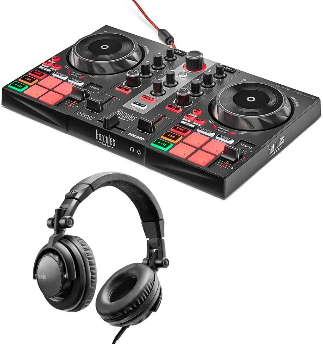 Hercules Inpulse 200 MK2 DJ-controller + DJ45 Koptelefoon
