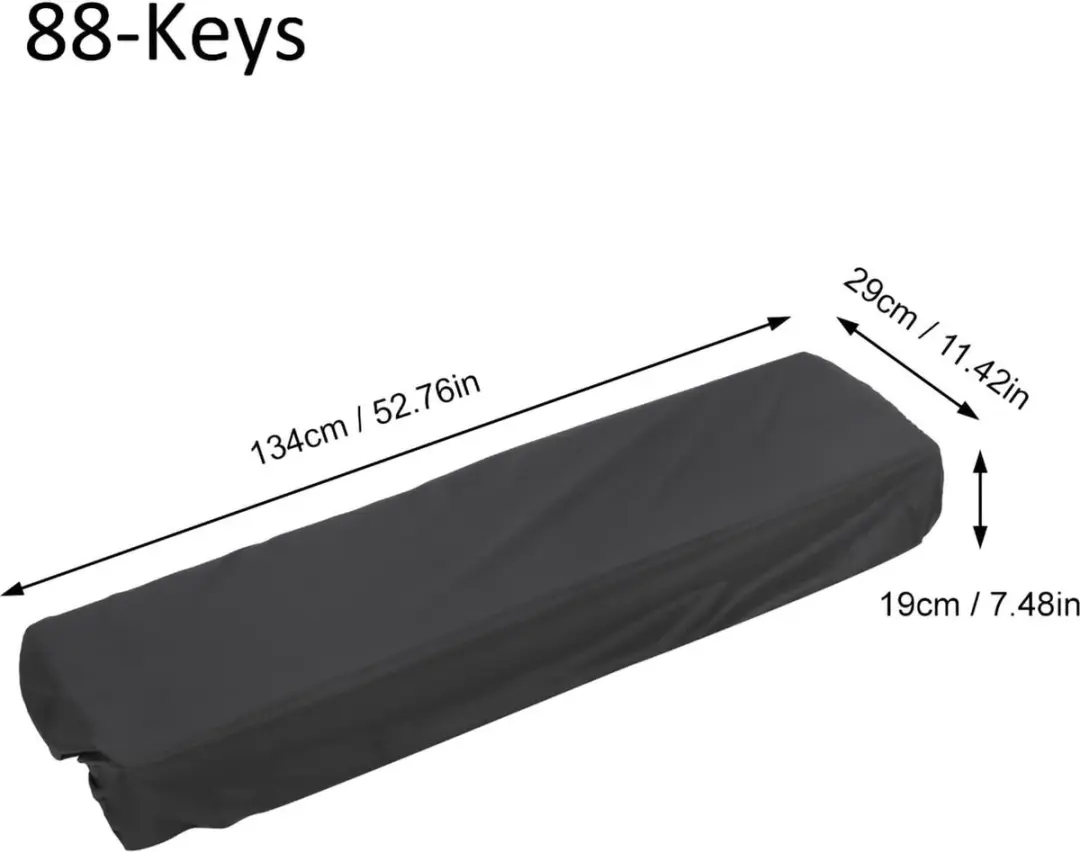 Yamaha Afdekking 88 Toetsen - Waterdicht & Stofbescherming - Zwart