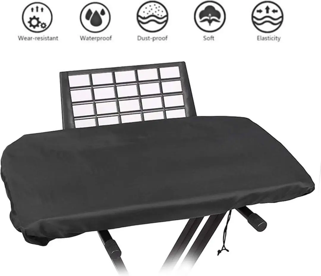 Yamaha Afdekking 88 Toetsen - Waterdicht & Stofbescherming - Zwart - afbeelding 6 van 6