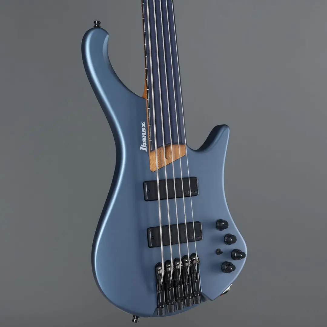 Ibanez Bass Workshop EHB1005F-AOM Fretless - 5-snarig - Arctic Ocean Matte