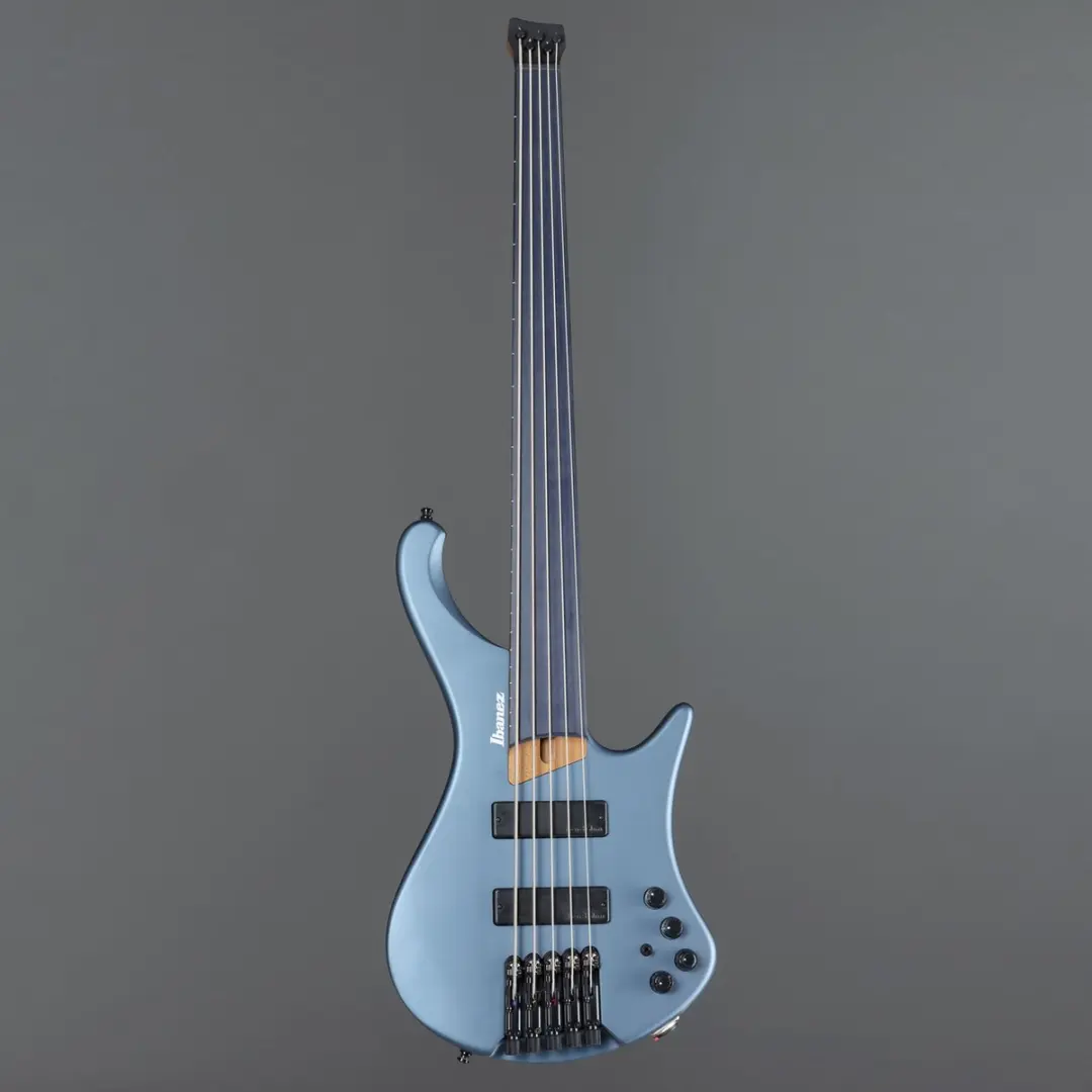 Ibanez Bass Workshop EHB1005F-AOM Fretless - 5-snarig - Arctic Ocean Matte