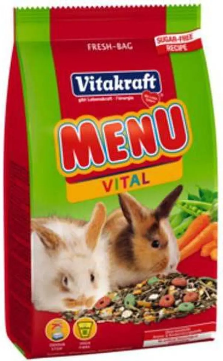 Vitakraft Menu Vital Konijnenvoer 1kg - 5 Stuks