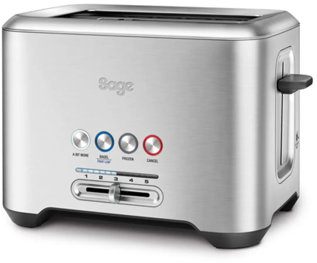 Sage The Bit More 2 Slice Broodrooster 1000W - Roestvrijstaal