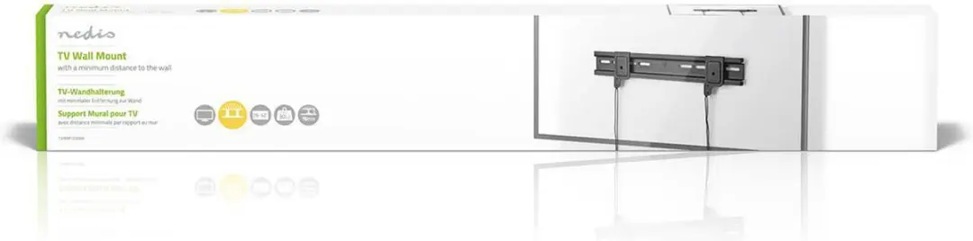 Nedis TVWM1035BK Vaste TV-Muurbeugel - 40" - 30kg - Zwart