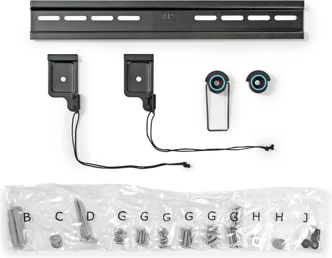 Nedis TVWM1035BK Vaste TV-Muurbeugel - 40" - 30kg - Zwart - afbeelding 6 van 6