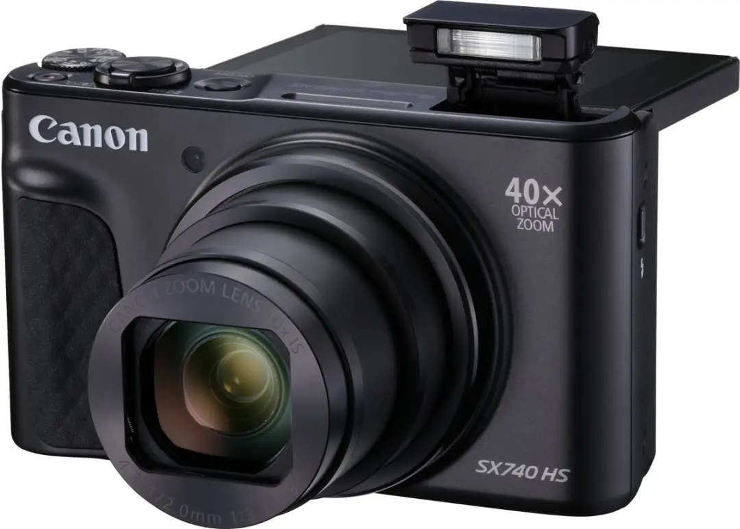 Canon PowerShot SX740 HS Travelkit - 4K Compactcamera - Zwart - afbeelding 3 van 6