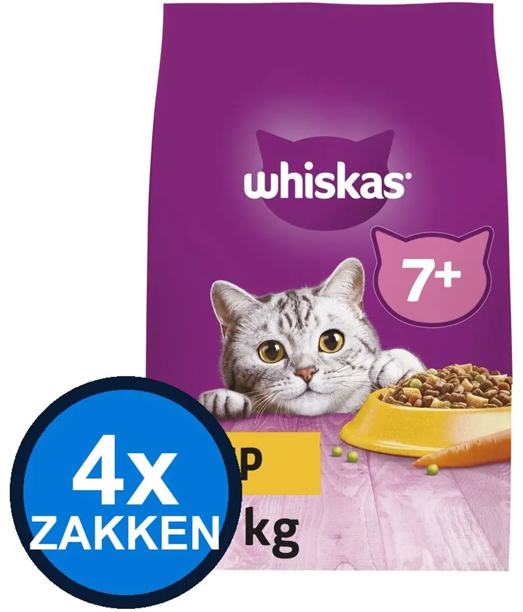 Whiskas 7+ Senior Kip Droogvoer