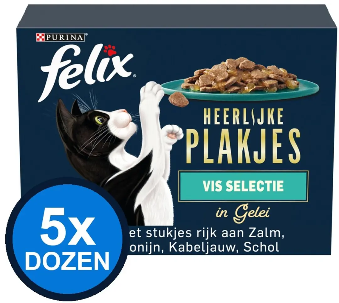 Felix Heerlijke Plakjes Vis Selectie in Gelei