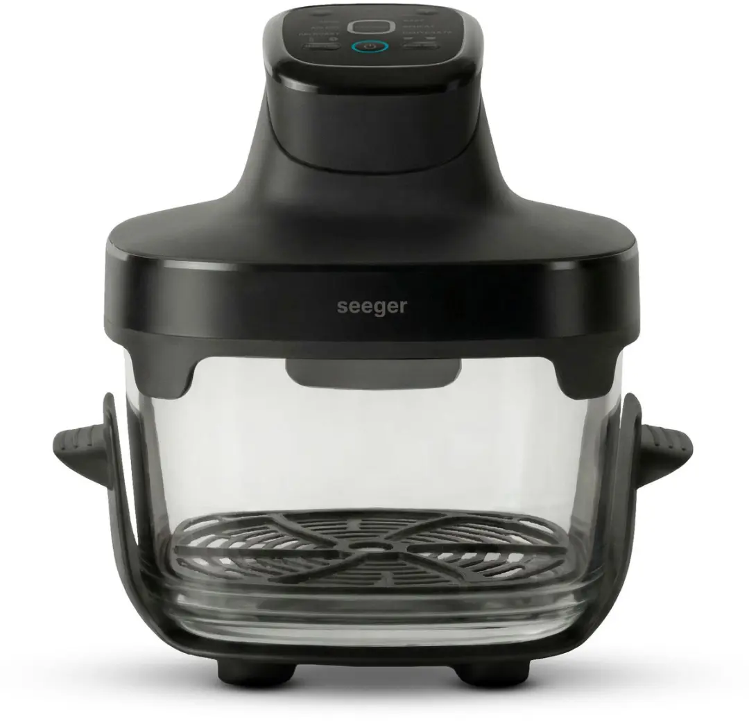 SEEGER ClearFry SGR1050BK Airfryer - 1500W - 7L - Zwart