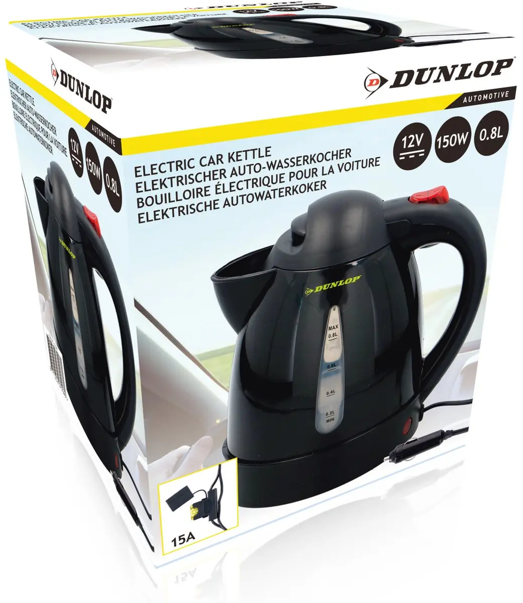 Dunlop Reiswaterkoker 0.8L - 150W - Zwart