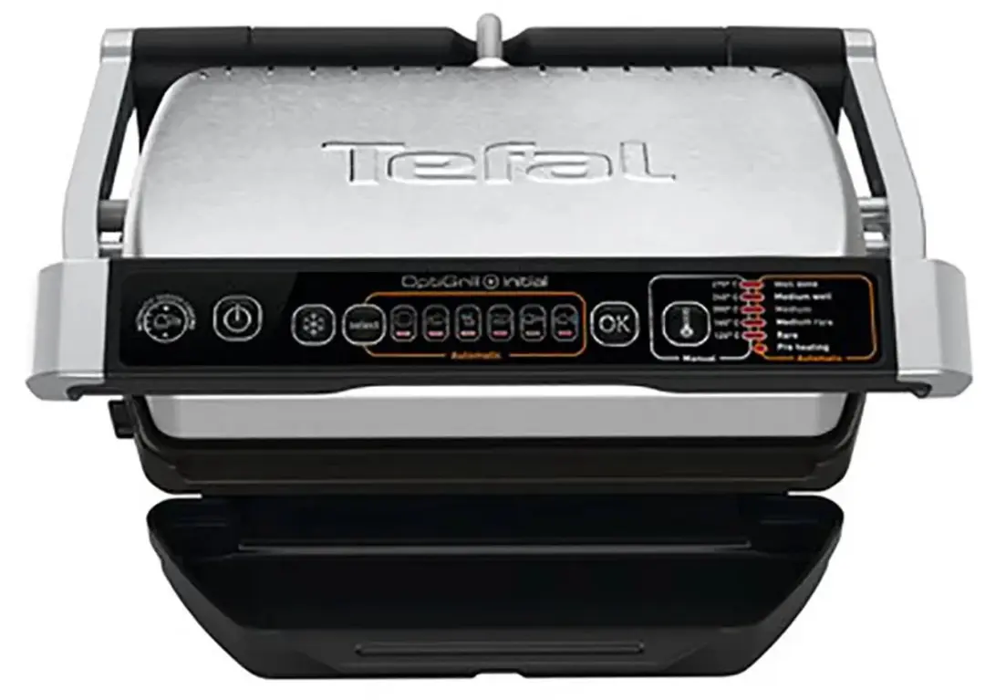 Tefal GC706D34 Elektrische Grill - 2200W - 2 Sandwiches - Zwart/RVS