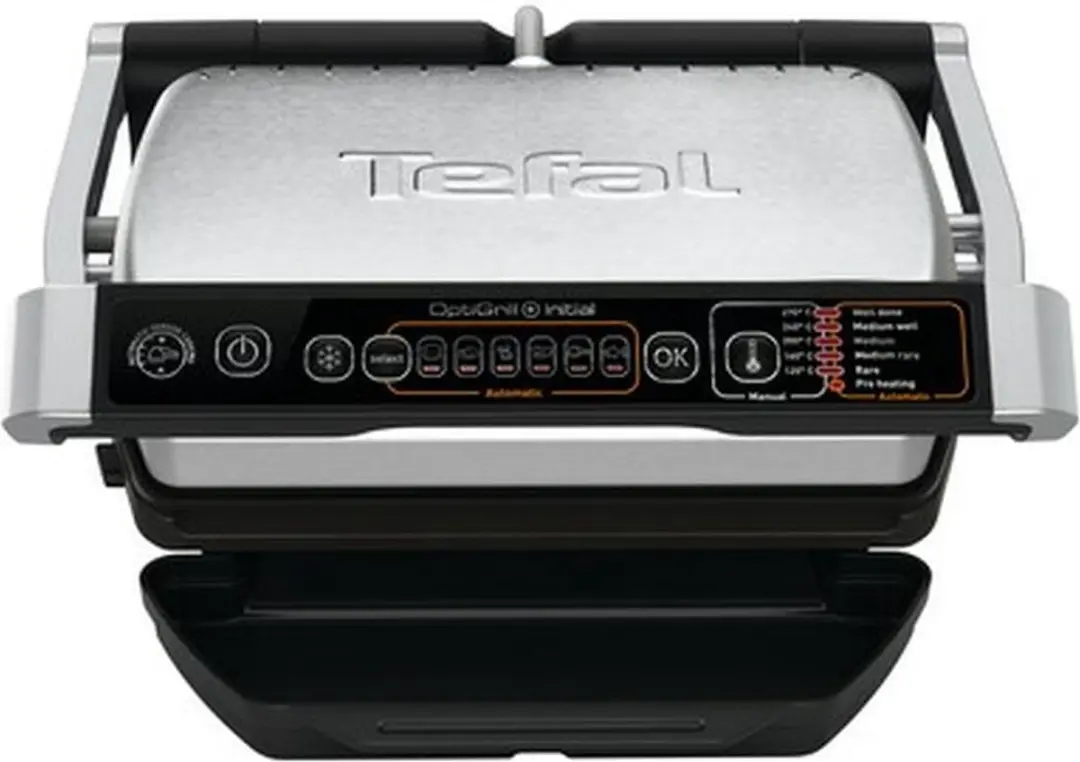 Tefal GC706D34 Elektrische Grill - 2200W - 2 Sandwiches - Zwart/RVS