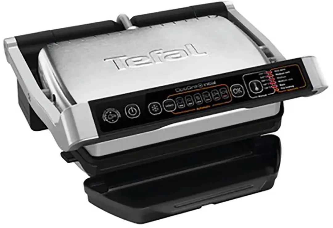 Tefal GC706D34 Elektrische Grill - 2200W - 2 Sandwiches - Zwart/RVS
