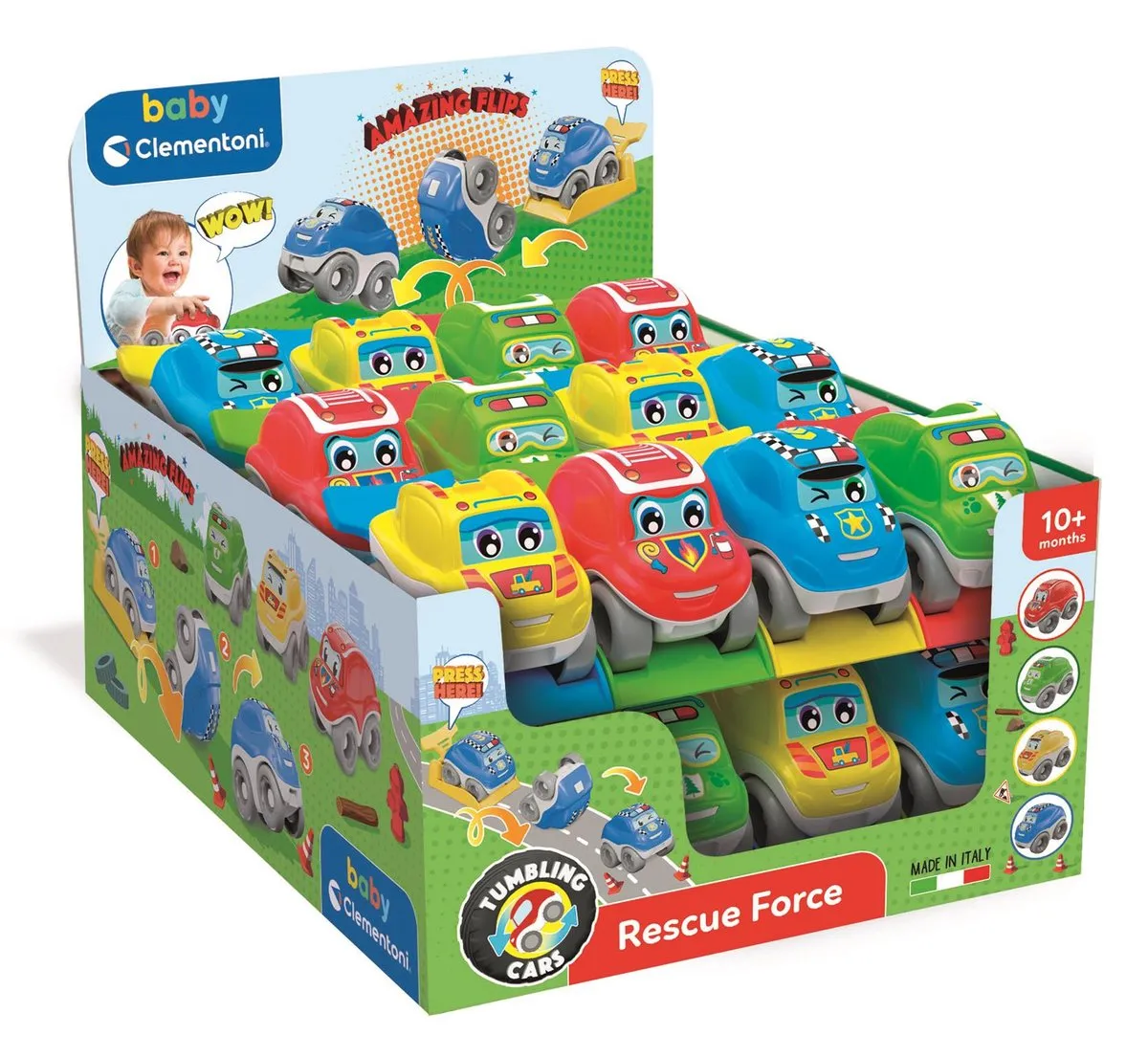 Clementoni Tumbling Car Display Rescue Edition