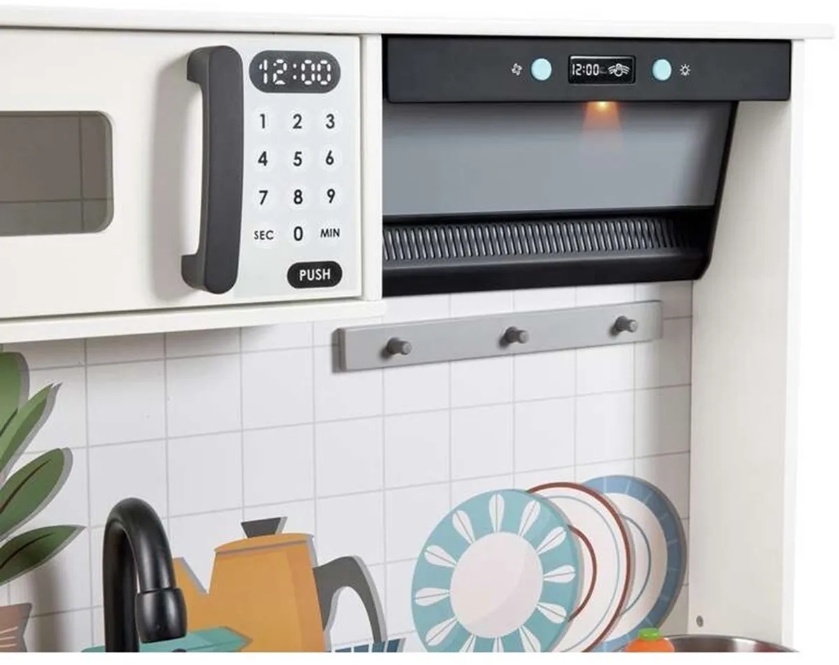 Hape Moderne Slimme Keuken - Multicolor - 3x AA